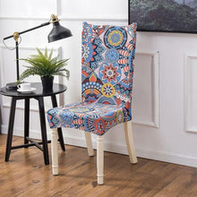 Load image into Gallery viewer, Spandex Chair Cover Stretch Elastic Dining Seat Cover for Banquet Wedding Restaurant Hotel Anti-dirty Removable housse de chaise Chair Covers for Dining Room Stretch Spandex Dining Chair Slipovers Parsons Chair Covers for Dining Room Kitchen