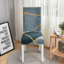 Load image into Gallery viewer, Spandex Chair Cover Stretch Elastic Dining Seat Cover for Banquet Wedding Restaurant Hotel Anti-dirty Removable housse de chaise Chair Covers for Dining Room Stretch Spandex Dining Chair Slipovers Parsons Chair Covers for Dining Room Kitchen