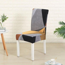 Load image into Gallery viewer, Spandex Chair Cover Stretch Elastic Dining Seat Cover for Banquet Wedding Restaurant Hotel Anti-dirty Removable housse de chaise Chair Covers for Dining Room Stretch Spandex Dining Chair Slipovers Parsons Chair Covers for Dining Room Kitchen