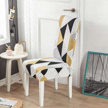 Load image into Gallery viewer, Spandex Chair Cover Stretch Elastic Dining Seat Cover for Banquet Wedding Restaurant Hotel Anti-dirty Removable housse de chaise Chair Covers for Dining Room Stretch Spandex Dining Chair Slipovers Parsons Chair Covers for Dining Room Kitchen