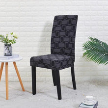 Load image into Gallery viewer, Spandex Chair Cover Stretch Elastic Dining Seat Cover for Banquet Wedding Restaurant Hotel Anti-dirty Removable housse de chaise Chair Covers for Dining Room Stretch Spandex Dining Chair Slipovers Parsons Chair Covers for Dining Room Kitchen