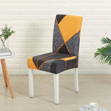 Load image into Gallery viewer, Spandex Chair Cover Stretch Elastic Dining Seat Cover for Banquet Wedding Restaurant Hotel Anti-dirty Removable housse de chaise Chair Covers for Dining Room Stretch Spandex Dining Chair Slipovers Parsons Chair Covers for Dining Room Kitchen