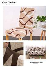 Load image into Gallery viewer, Spandex Chair Cover Stretch Elastic Dining Seat Cover for Banquet Wedding Restaurant Hotel Anti-dirty Removable housse de chaise Chair Covers for Dining Room Stretch Spandex Dining Chair Slipovers Parsons Chair Covers for Dining Room Kitchen