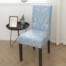Load image into Gallery viewer, Spandex Chair Covers Printed Dining Room Stretch Seat Cover Chair Protective Case for Restaurant Banquet Kitchen Hotel Stretch Spandex Removable Washable Dining Chair Protector