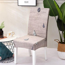 Load image into Gallery viewer, Spandex Dining Chair Cover With Back Elastic Universal Kitchen Living Room Stretch Slipcover Chair Covers Protector Seat Case Chair Cover Seat Protector Super Fit Slipcover Stretch Removable Washable Soft Spandex Fabric for Home