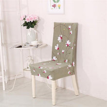 Load image into Gallery viewer, Spandex Dining Chair Cover With Back Elastic Universal Kitchen Living Room Stretch Slipcover Chair Covers Protector Seat Case Chair Cover Seat Protector Super Fit Slipcover Stretch Removable Washable Soft Spandex Fabric for Home
