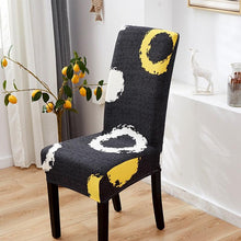 Load image into Gallery viewer, Spandex Dining Chair Cover With Back Elastic Universal Kitchen Living Room Stretch Slipcover Chair Covers Protector Seat Case Chair Cover Seat Protector Super Fit Slipcover Stretch Removable Washable Soft Spandex Fabric for Home