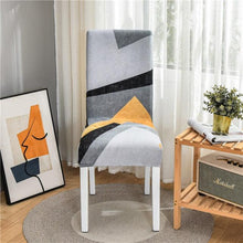 Load image into Gallery viewer, Spandex Seat Chair Cover Removable Slipcover Anti-Dirty Kitchen Cover For Banquet Wedding Dinner RestaurantStretch Spandex Dining Chair Slipcovers Removable Washable Dining Room Chair Protector Cover Seat Slipcover