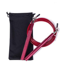 Load image into Gallery viewer, Speed Jump Rope Metal Handle Adjustable Skipping Rope Tangle-Free Speed Jump Rope Adjustable Jumping Rope With Ball Bearings And Nylon Bag For Boxing Fitness Skip Workout Training