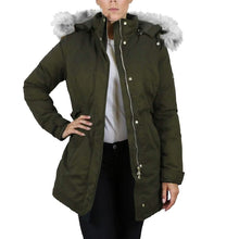 Load image into Gallery viewer, Spire By Galaxy Heavyweight Women's Parka with Hood