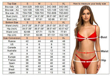 Load image into Gallery viewer, Splicing Bikini Female Swimsuit Two Piece Bikini Swimsuit for Women High Waist Crisscross Halter Wrap Bathing Suits with Bikini Bottom Women Swimwear Two-piece Bikini set Asymmetric Mid Waist Bather Bathing Suit Swim