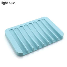 Load image into Gallery viewer, Sponge Holder PP Wheat Straw Storage Rack Drain Soap Box Tray Soapbox 1 Pcs Shower Soap Tray Tool Soap Dish Plate Holder Waterfall Draining Soap Sponge Holder for Shower Kitchen Sink Bathroom Laundry Countertop Face Body Bath Soap, Soap-Saving Dish