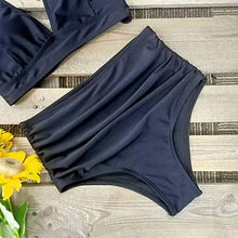 Load image into Gallery viewer, Sporlike Women Ruffle High Waist Swimsuit