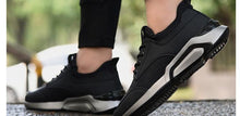 Load image into Gallery viewer, Sport Black Spring Fashion Casual Sports Running Air Shoes Black Mens Sneakers Lightweight Athletic Running Walking Gym Shoes Casual Sports Fashion Walking Sneakers
