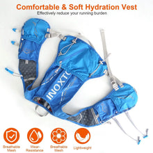 Load image into Gallery viewer, Sport Hydration Vest Running Backpack with 15oz, 50oz Water Bladder