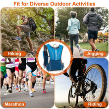 Load image into Gallery viewer, Sport Hydration Vest Running Backpack with 15oz, 50oz Water Bladder