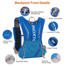 Load image into Gallery viewer, Sport Hydration Vest Running Backpack with 15oz, 50oz Water Bladder