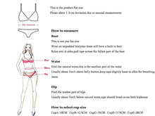 Load image into Gallery viewer, Sport Solid Color Athletic Bikinis Set Women's Two Piece Swimsuits Tie Knot Padded Push Up Modern Bikini Sets Women High Waist Swimsuit Rope Bow Bikini Set With Long Sleeves Bathing Suits