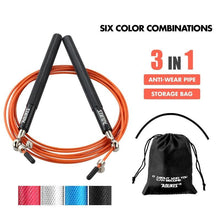 Load image into Gallery viewer, Sport Speed Jump Rope Professional Skipping Rope Adjustable Length Ergonomic Design Jumping Ropes For Speed Workout Ideal For Boxing Fitness Skip Workout Training