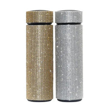 Load image into Gallery viewer, Sport Sterlling Creative Diamond Thermos Bottle Water Bottle Stainless Steel Smart Temperature Display Vacuum Flask Mug Gift for Men Women