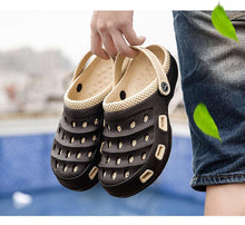 Load image into Gallery viewer, Sport Summer Flip Flop Slipper Mans Summer Sandals Working Gym Non Slip Water Shoes With Adjustable Strap Lightweight Slip On Leather Clogs