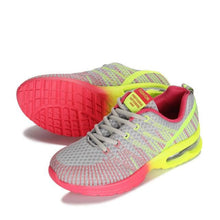 Load image into Gallery viewer, Sport Womans Athletic Sneakers Running Shoes Breathable Hollow Lace-Up Women Fashion Sneakers Lightweight Breathable Walking Shoes Non Slip Athletic Fashion Sneakers