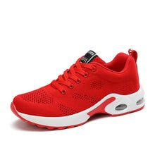 Load image into Gallery viewer, Sport Womans Athletic Sneakers Running Shoes Breathable Hollow Lace-Up Women Fashion Sneakers Lightweight Breathable Walking Shoes Non Slip Athletic Fashion Sneakers