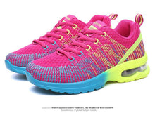 Load image into Gallery viewer, Sport Womans Athletic Sneakers Running Shoes Breathable Hollow Lace-Up Women Fashion Sneakers Lightweight Breathable Walking Shoes Non Slip Athletic Fashion Sneakers