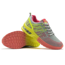 Load image into Gallery viewer, Sport Womans Athletic Sneakers Running Shoes Breathable Hollow Lace-Up Women Fashion Sneakers Lightweight Breathable Walking Shoes Non Slip Athletic Fashion Sneakers