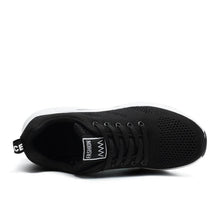 Load image into Gallery viewer, Sport Womans Athletic Sneakers Running Shoes Breathable Hollow Lace-Up Women Fashion Sneakers Lightweight Breathable Walking Shoes Non Slip Athletic Fashion Sneakers