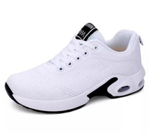 Load image into Gallery viewer, Sport Womans Athletic Sneakers Running Shoes Breathable Hollow Lace-Up Women Fashion Sneakers Lightweight Breathable Walking Shoes Non Slip Athletic Fashion Sneakers
