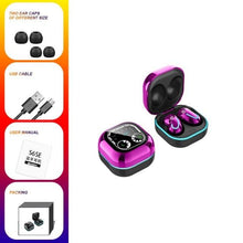 Load image into Gallery viewer, Sports Black Headphones Wireless Wearable Music Player Built-in Memory Sweatproof WaterproofWireless Bluetooth Headphones 5.1 Gaming Headset In Ear HiFi Sports Noise Cancel Earphone For Smartphones LED Display For Sports Running Workout