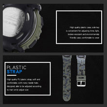 Load image into Gallery viewer, Sports Military Kids Digital Watches Student Childrens Watch Fashion Luminous Led Alarm Camouflage Green Waterproof Digital Sport Watches For Kids Birthday Presents Gifts