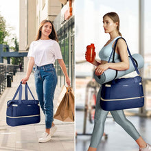 Load image into Gallery viewer, Sports Travel Duffel Bag with USB Charging Port