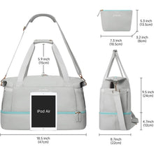 Load image into Gallery viewer, Sports Travel Duffel Bag with USB Charging Port