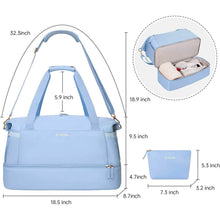 Load image into Gallery viewer, Sports Travel Duffel Bag with USB Charging Port