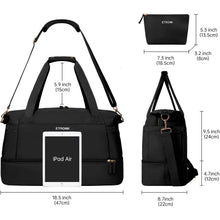 Load image into Gallery viewer, Sports Travel Duffel Bag with USB Charging Port