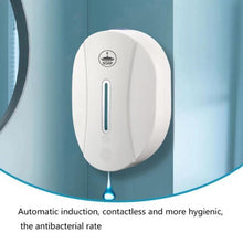 Load image into Gallery viewer, Spray Touchless Automatic Sensor Foam Soap Dispenser Hand Sanitizer Liquid Gel Alcohol Spray Wall Mounted Bathroom Device Tools Easy Refill Soap & Sanitizer Holder Hand Free Sensor Wall Mount Adjustable Liquid Gel