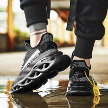 Load image into Gallery viewer, Spring Breathable Men's Sneakers Mesh Casual Shoes Blade Design Tenis Sneakers Summer White Outdoor Running Tennis Blade Sneakers Sport Fashion Comfortable Casual Gym Sneakers