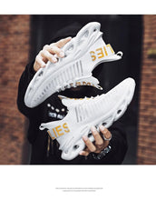 Load image into Gallery viewer, Spring Breathable Men's Sneakers Mesh Casual Shoes Blade Design Tenis Sneakers Summer White Outdoor Running Tennis Blade Sneakers Sport Fashion Comfortable Casual Gym Sneakers
