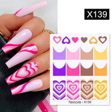 Load image into Gallery viewer, Spring Simple Green Theme Water Decal Sticker Flower Leaf Tree Summer Slider For Manicuring Nail Art Watermarks Art Decoration Manicure Tools Nail Watermark Decals iridescent Decoration Nail Self-Adhesive Decals Nail Stickers Water Transfer Fresh Nail