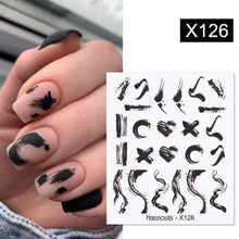 Load image into Gallery viewer, Spring Simple Green Theme Water Decal Sticker Flower Leaf Tree Summer Slider For Manicuring Nail Art Watermarks Art Decoration Manicure Tools Nail Watermark Decals iridescent Decoration Nail Self-Adhesive Decals Nail Stickers Water Transfer Fresh Nail