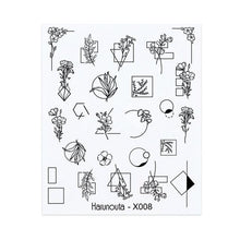 Load image into Gallery viewer, Spring Simple Green Theme Water Decal Sticker Flower Leaf Tree Summer Slider For Manicuring Nail Art Watermarks Art Decoration Manicure Tools Nail Watermark Decals iridescent Decoration Nail Self-Adhesive Decals Nail Stickers Water Transfer Fresh Nail