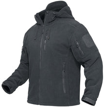 Load image into Gallery viewer, Spring Winter Fleece Jacket With Hood Mens Tactical Waterproof Fleece Jacket Hooded Jacket Mountain Windproof Ski Jackets Windbreaker Winter Warm Snow Coat Outdoor Windproof Soft Work Lightweight Jacket