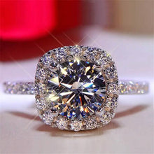 Load image into Gallery viewer, Square Artificial Diamond Ring