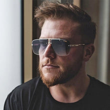 Load image into Gallery viewer, Square Sunglasses for Men Classic Oversized Sun Glasses Men And Women New Fashionable Street Snap Style New Frameless Sunglasses New Popular Square Shape Sunglasses For Men & Women