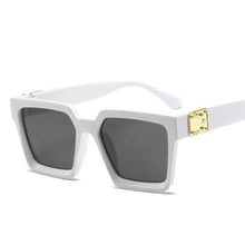 Load image into Gallery viewer, Square Sunglasses For Women Luxury Women Eyeglasses Sunglasses Square Metal Punk Rock Hip hop Glasses Men Women High Quality Designer Sunglasses For Men New Decent Design