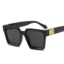 Load image into Gallery viewer, Square Sunglasses For Women Luxury Women Eyeglasses Sunglasses Square Metal Punk Rock Hip hop Glasses Men Women High Quality Designer Sunglasses For Men New Decent Design