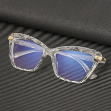 Load image into Gallery viewer, Square Women Reading Glasses Frame Crystal Multi-section Optical Computer Glasses Square Design Reading Glasses For Women Light Blocking Computer Reader Glasses For Men And Women