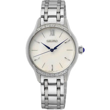 Load image into Gallery viewer, Seiko Women's Stainless Steel White Dial
